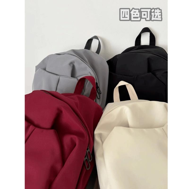 Customize 2025 New High-value Student Schoolbag Men's Simple Large-capacity Backpack Women's Travel Backpack