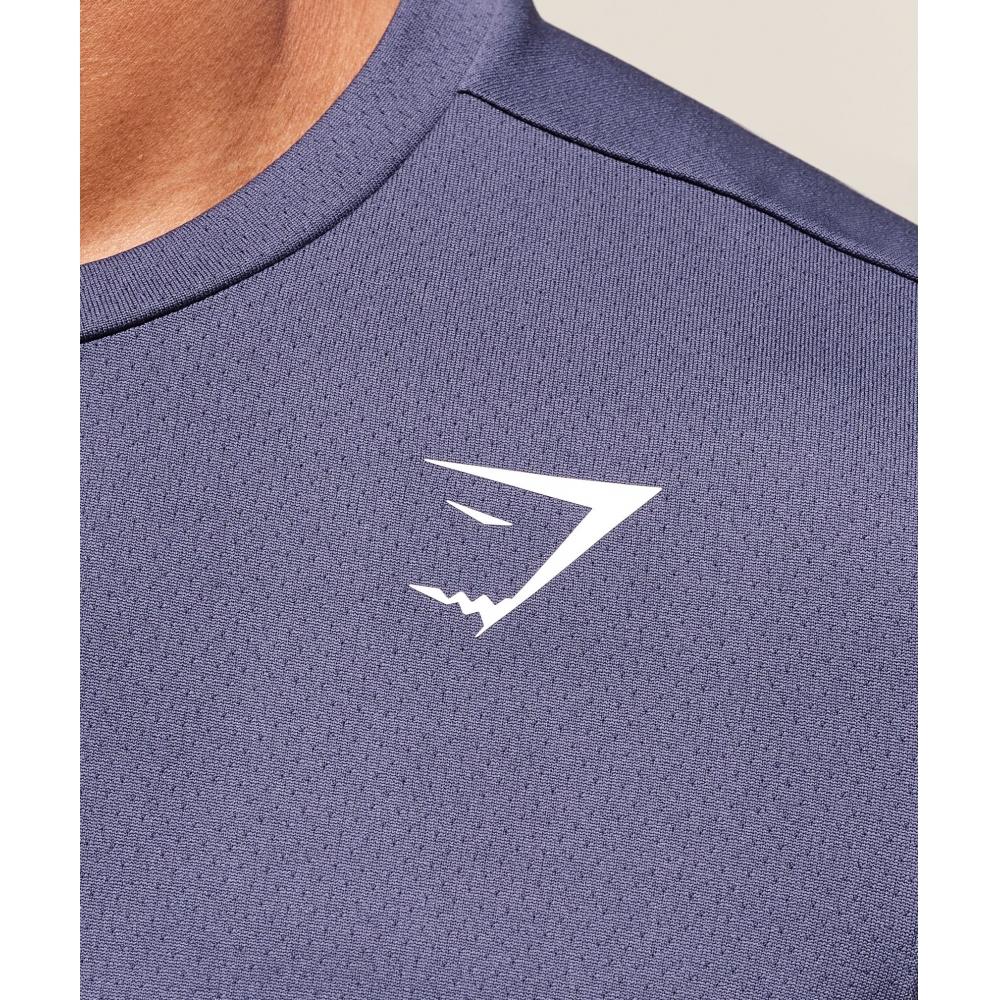 Gymshark Arrival Regular FiT T shirT weighTed Purple A2a1j Pb7p