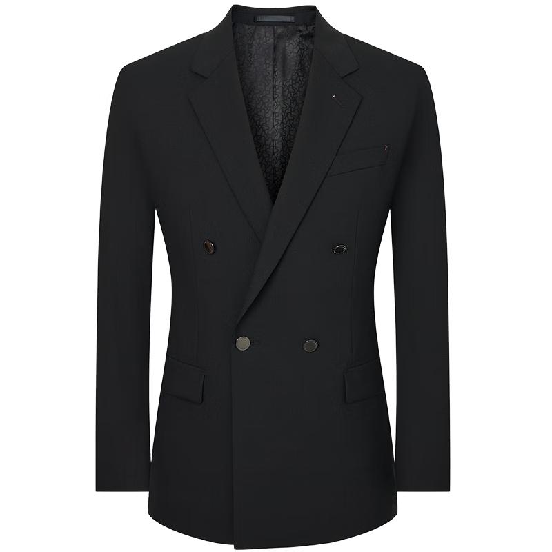Baoxiniao Men's Double-Breasted Wool Suit