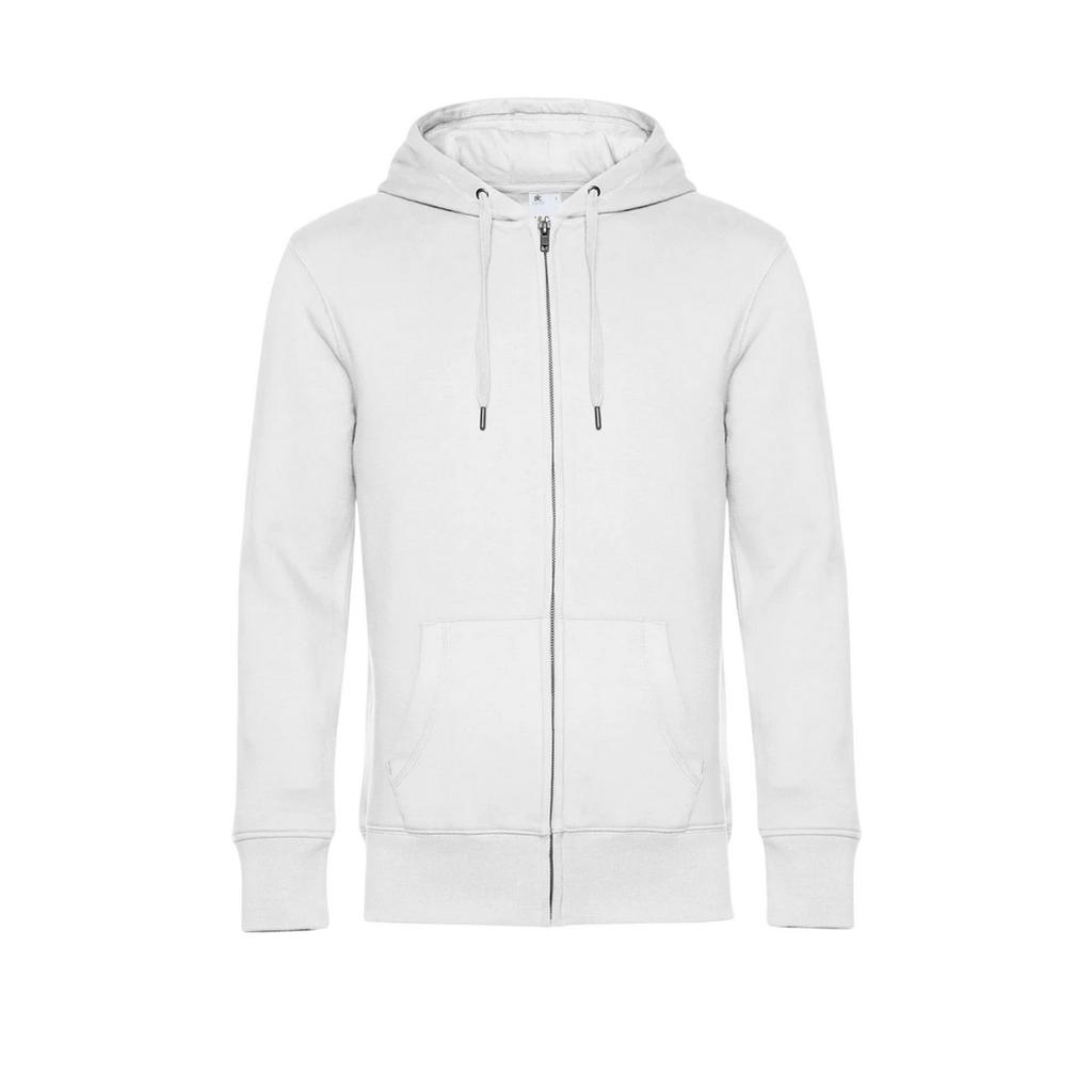 B&C Mens King Zipped Hoodie