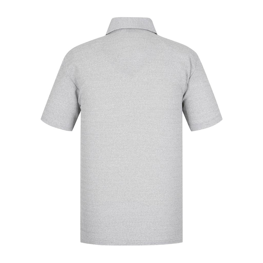 SUPERIOR Men'S Casual Collared T-Shirt Light Gray (Imsftty20232)