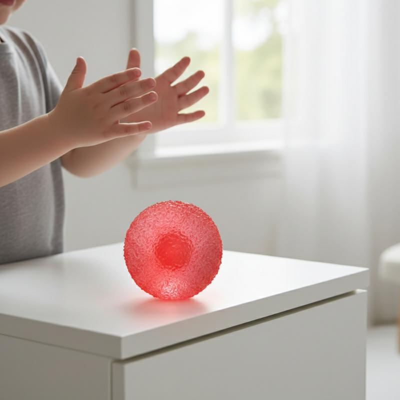 Sensory Slushie Squeeze Ball 1PC Reusable Crunchy Crackling Toy for Stress Relief Calm Fidget Play At Work Home
