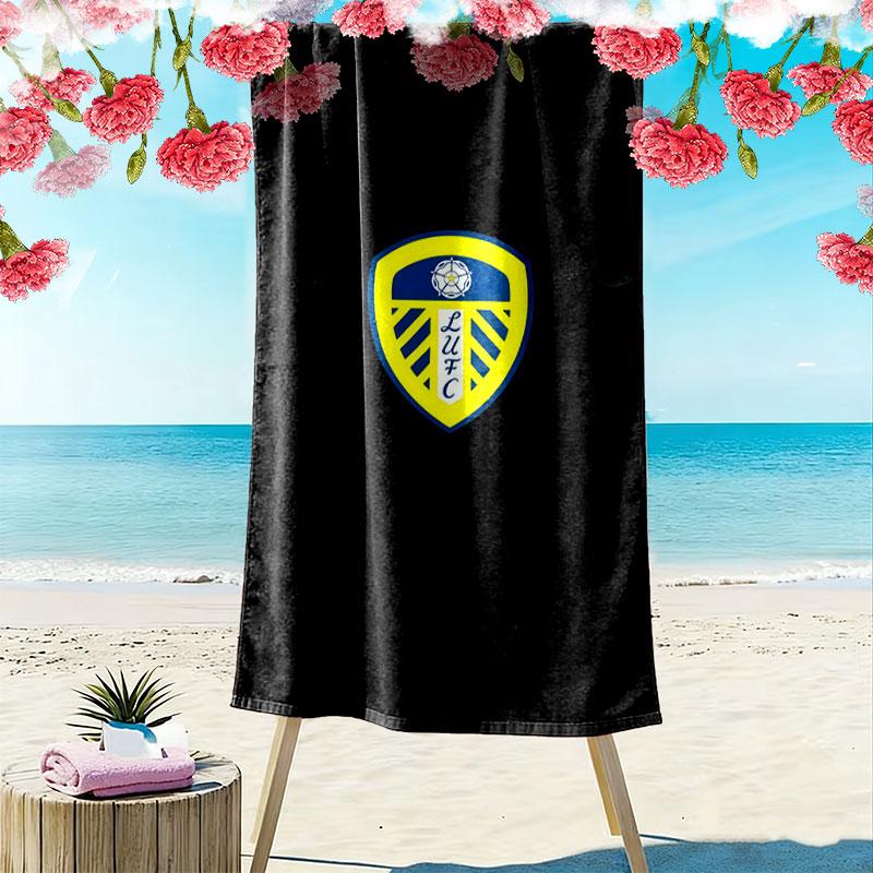 LUFC Fußball Strandtuch, Großes Weiches Schnelltrocknendes Handtuch für Strand Camping Schwimmen