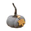 Mini Strikkede Gresskar Skrivebordspynt Høststoff Kunstige Gresskar Håndverk for Høst Takkefest Innhøstingsfestival Halloween Hjemmedekor