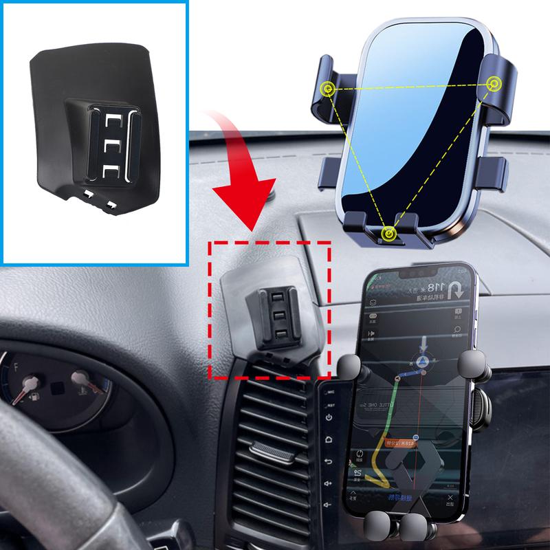for Hyundai Santa Fe 2006 -2012 2007 2008 2009 2010 2011 Car Mobile Phone Holder Accessories GPS Bracket Navigation Stand Auto