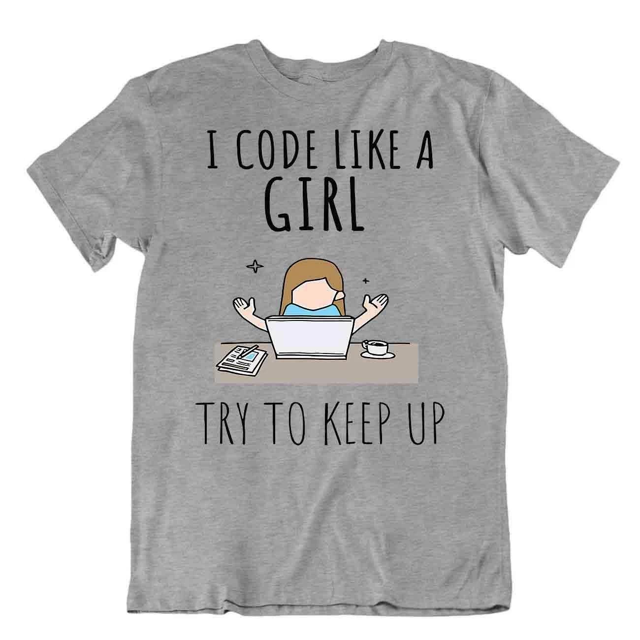 Programmer T-Shirt Coder Humor Tee Best Idea Gift Shirt XL