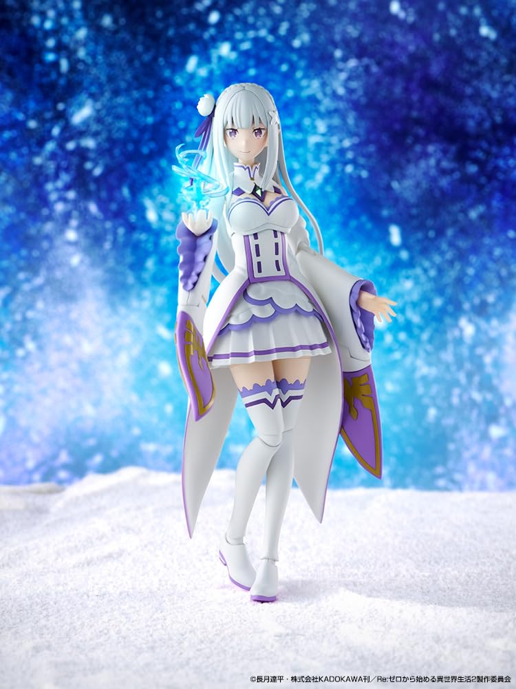KADOKAWA PLASTIC MODEL SERIES Starting Life in Another Emilia 166mm Plastic Model "ReZero - World" Approx. Pre-colored