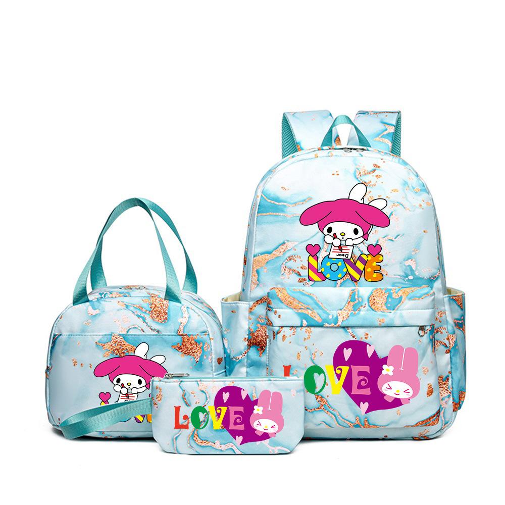 Student Schoolbag Large-Capacity Printing Junior High School College Student Casual Simple Backpack