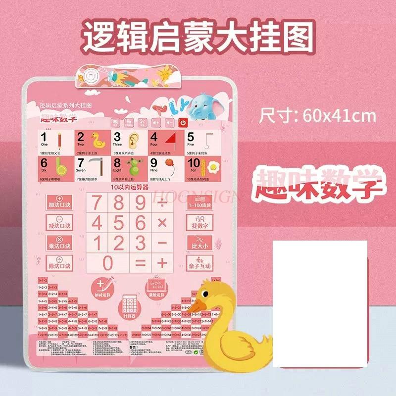 Baby'S Audible Early Childhood Education Flipchart Pinyin Wall Sticker Children'S Reading Literacy Enlightenment Cognition