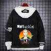 Tokyo Revengers Anime Denim Jacket Fake Two-piece Hoodie Men Youth Streetwear