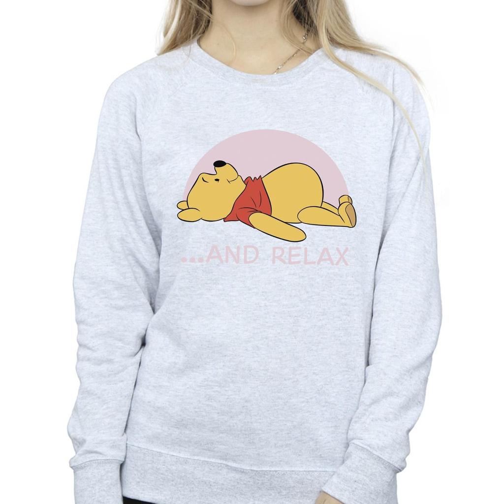 Disney Womens/Ladies Winnie The Pooh Relax Sweatshirt