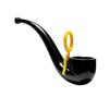 Bubble Pipe Toy Classic Design Plastic Bubble Blower with Long Stem and Detachable Bubble Wand for Outdoor Fun and Play