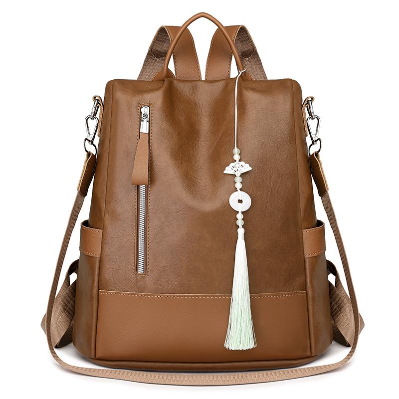 Quasten-Rucksack, Diebstahlschutz, Damen-Rucksack, Pendlerrucksack, große Kapazität, Mehrzweck-Reiserucksack