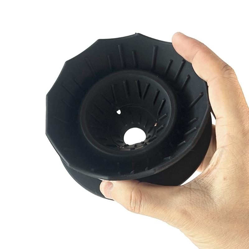 Portable Manual Coffee Filter Professional Pour Overing Coffee Cup Silicone Texture Suitable for Outdoor Camping Office