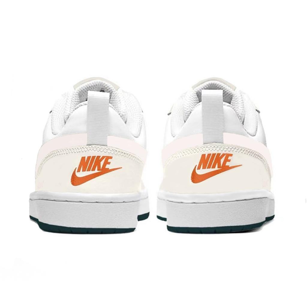 Nike Court Borough 2 Leather Abrasion Resistant Slip Resistant Low top Skateboard Shoes Women's Pink BQ5448-017(Team667-SBOX)