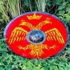 45.72 Cm Medieval Eagle Varangian Viking Shield, Gift, Battle Ready Viking Shield, Viking Round Shield, Viking Gift for Men, Women