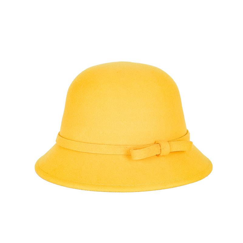 2025 Women’s Pure Wool Felted Cloche Hat Winter Warm Bowl Cut Bucket Cap for Outdoor Chic Autumn Winter Fashion