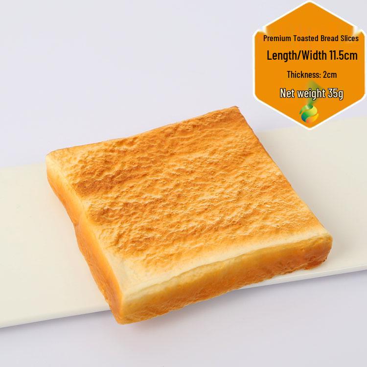 European Style Bread Slice Ornament for Home Decor & Photography
