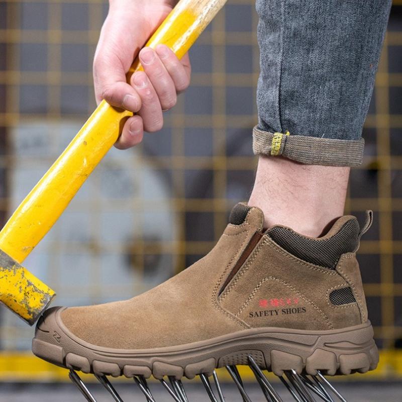 Insulation Men Work Boots Puncture-Proof Safety Shoes Steel Toe Welder Protective Shoes Indestructible Shoes