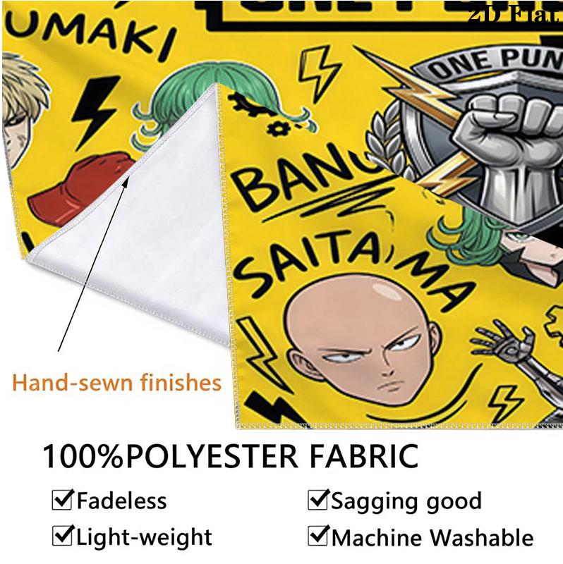 Onepunch Man Wandteppich Ästhetisches Wandbehang Gedruckter Stoffdecke Dekorative Wandteppiche Für Schlafzimmer Wohnzimmer Heimdekoration