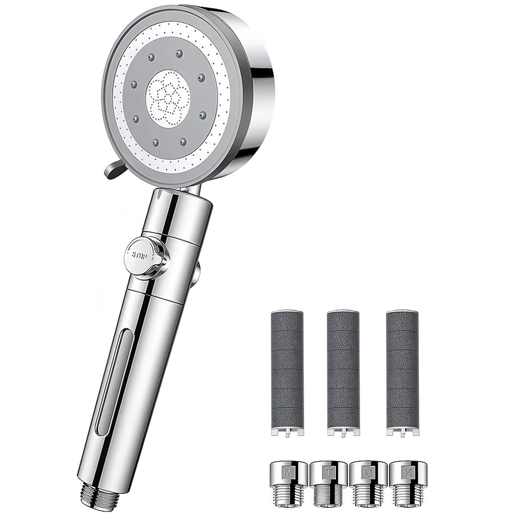 Doyeemei Micro Nano Bubble Shower 5 3D Angle Water Saving High Water Water Stop At Ultra Fine Water High Cleaning Chlorine Pore Dirt Gentle On Scalp