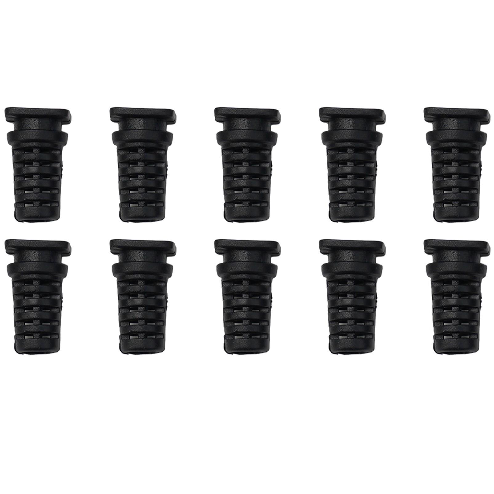 

10X защитный чехол для шнура черный/белый Кабельные муфты для электроинструментов 5mm-black