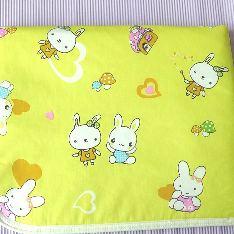 

Милый мультяшный печатный детский подгузник из хлопка, водонепроницаемый подгузник 60cm by 75cm жёлтый