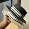 Xiaoxiangfeng Woolen Flat Top Hat for Women Autumn and Winter British Style High End Fisherman Hat