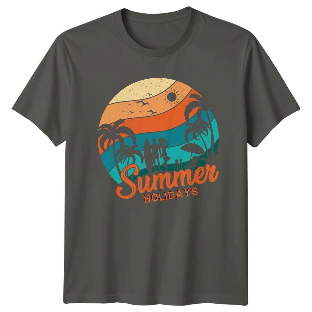 Summer Holidays TShirt Tropical Beach Holiday Gift For Him And Her S