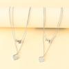 Mother's Day Parent-child Necklaces European American Creative Stainless Steel Heart-shaped Letter Personality Neckl
