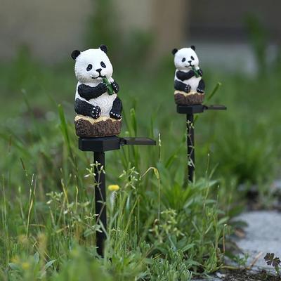 Solar Lamp Panda Animal Solar Garden Lights Solar Powered Solar Led Light Outdoor Garden Decoration Lamp Waterproof Solar Lights
