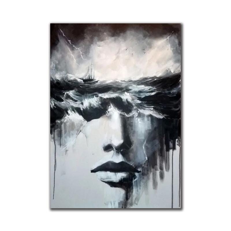 

Романтический молодой сильный молодой человек, картины на холсте, абстрактные женские постеры, принты, настенное искусство для украшения стен гостиной, Cuadros 21x30cm No Frame