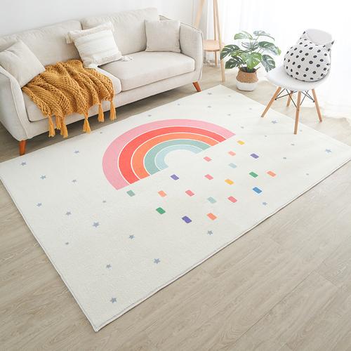 Modern Cartoon Space Rocket Carpet Living Room Carpet Children Room Crawling Rug Kitchen Bathroom Hallway Non-slip Floor Mat
