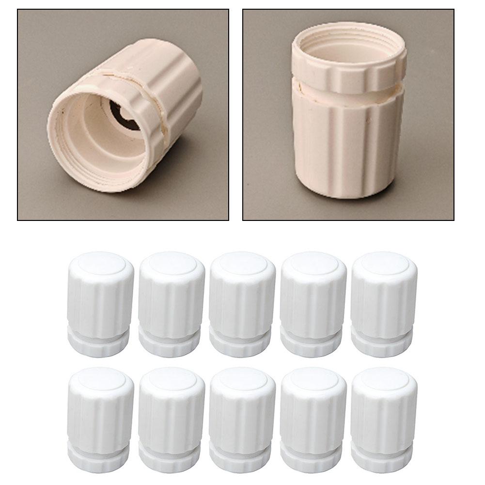 10 White Hand Wheel Switches for Manual Temperature Control in Heating