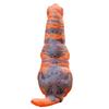 Dinosaur Kigurumi Halloween Cosplay Kids Monster Costume Opening Window Dinosaur Rider Brown Disguise Suit Tyrannosaurus Inflatable Air Filled