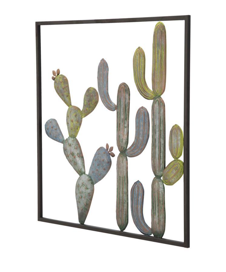Wall Decoration Cactus-Frame -C- 50X1.3X50 Cm