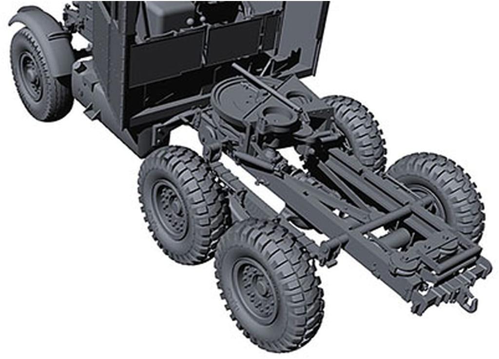 Thunder Model 1/35 Scale British Scammel Heavy Artillery Tractor R100 BL 7.2-inch Howitzer Plastic Model Kit TB35212