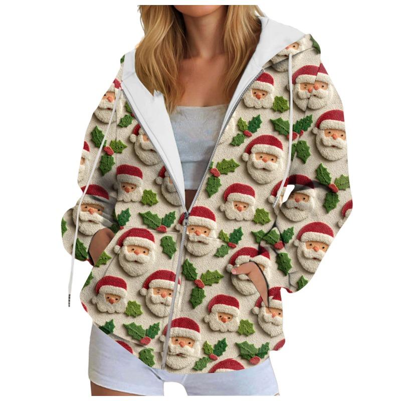 Women's Zip Up Hoodie, Spring Autumn Daily Casual Versatile