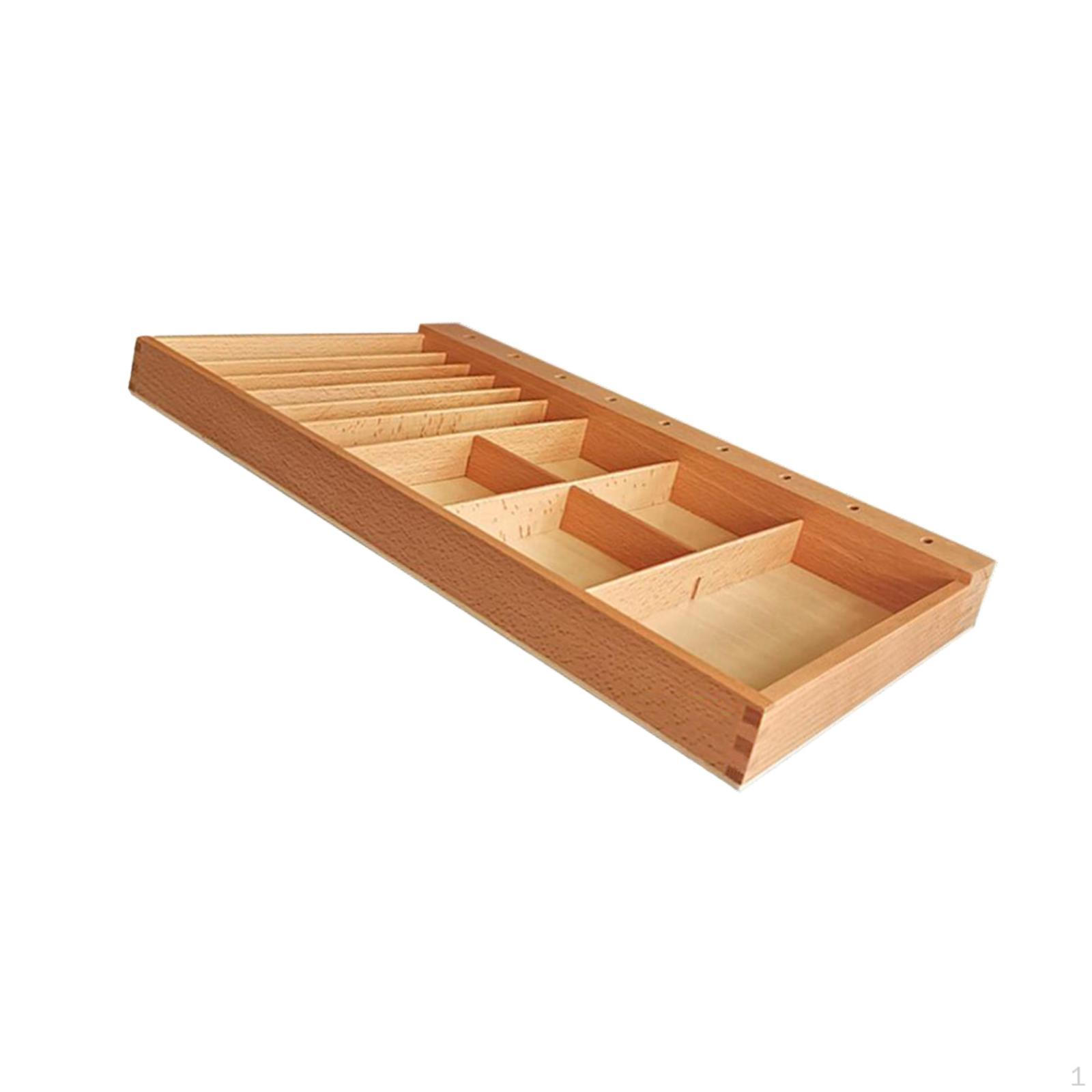 Teaching Aid Box Paper Crafts Storage Box,Portable,Multifunctional,Rectangular Montessori Tray for
