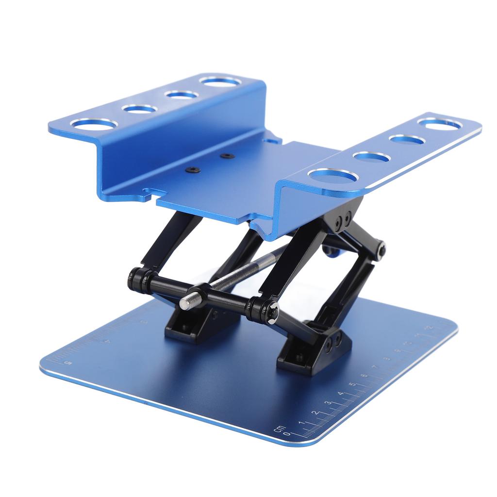 RC Car Work Stand Simulation Metal RC Repair Workstation Support Elevating Rotatable for 1:8 and 1:10 RC Car