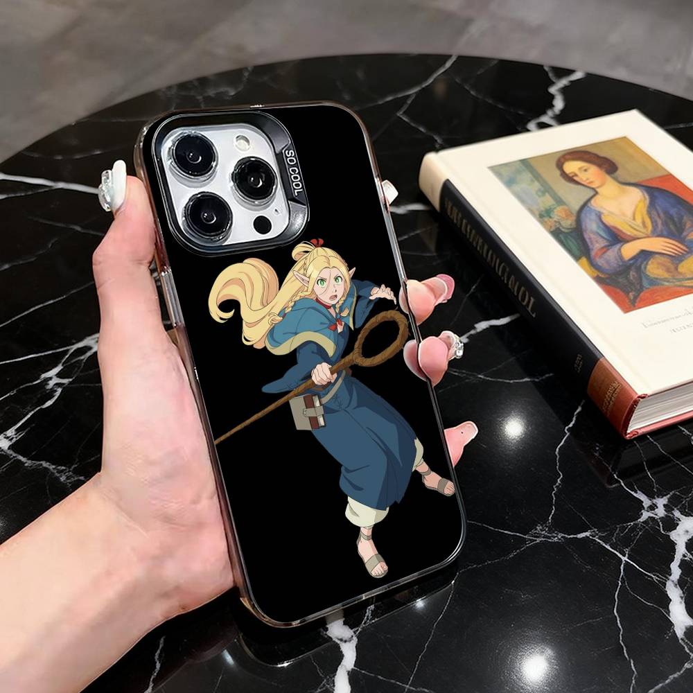 

Delicious in M-Marcille D-Donato Dungeon Phone Case For iPhone 17,16,15,14,13,12,11 Plus,Pro,Colored Silver Plated Inside Cover iPhone12PROMAX