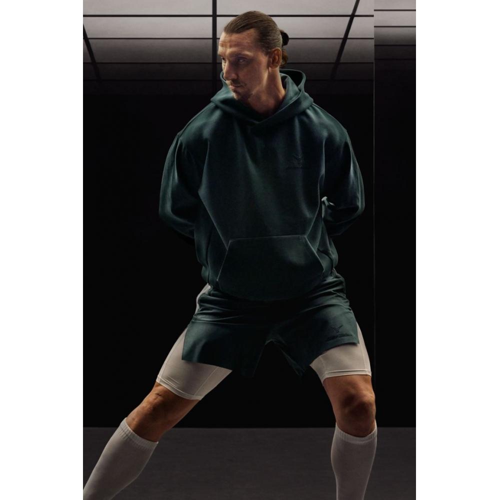 H M Sports Hoodie Loose Fit dryMove Dark Turquoise