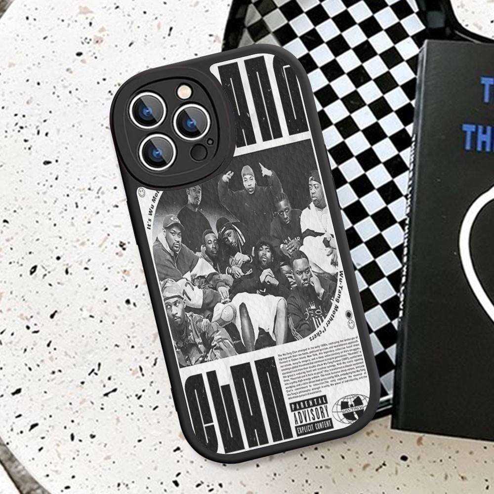 Singer W-WU-T--TANG Phone Case Hard Leather For iPhone 16 15 14 13 12 Mini 11 14 Pro Max Xs X Xr 7 8 Plus Fundas