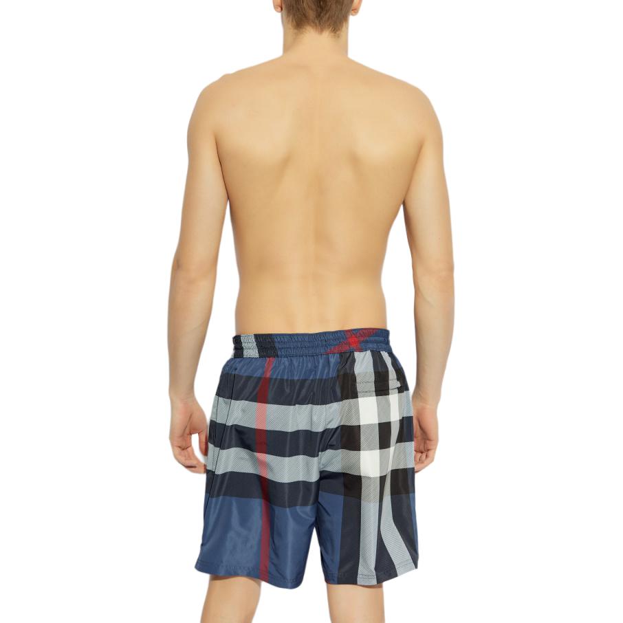 Burberry Checked Drawstring Swim Shorts 81072731