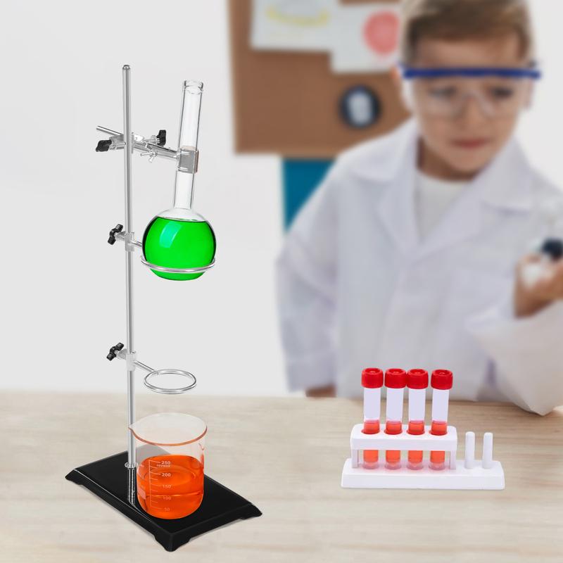 

50 см лабораторные штативы с опорой и зажимом для колбы и холодильника Научные принадлежности для физических и химических экспериментов