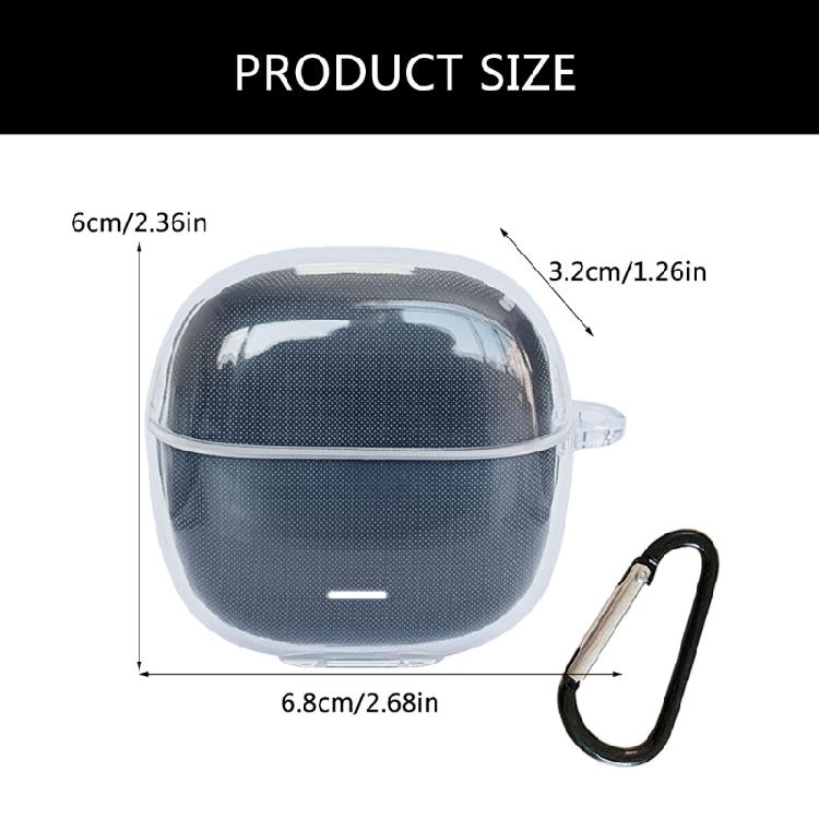 Ergonomic Clear Soft Protective Case Sleeve Suitable For Buds 6 Lite Wireless Headphone Water Resistant Nonslip Housing
