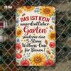 Vintage Metallwandkunstschild Biene Küchen Dekoration Kaffeebar Blechschild
