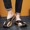 Fashion Summer Men's Slippers Retro and  Design Styles Leisure Beach Walking Comfortable and High-quality Plus Size-48 New Shoes