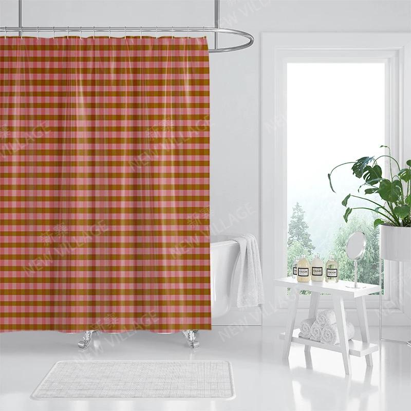 Household Waterproof Fabric Shower Curtain Accessories 90x180 Shower Curtain 240 * 200 Minimalist Style Shower Curtain