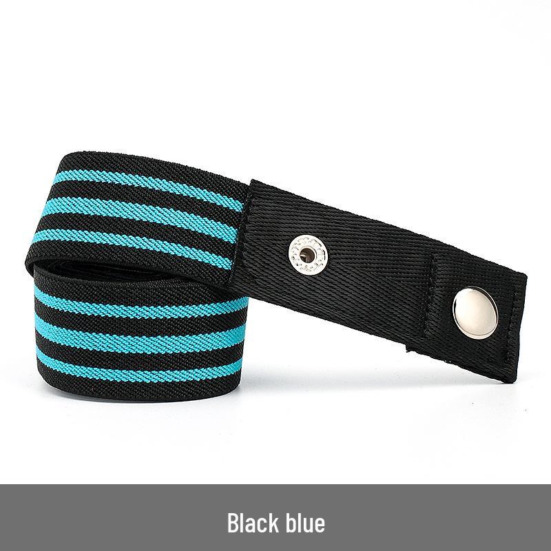 Lazy Unisex Elastic Belt: No-Tie, Seamless, Invisible Canvas Belt for Jeans